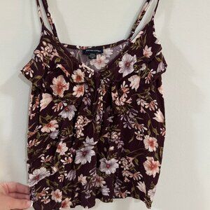 American Eagle Floral tank